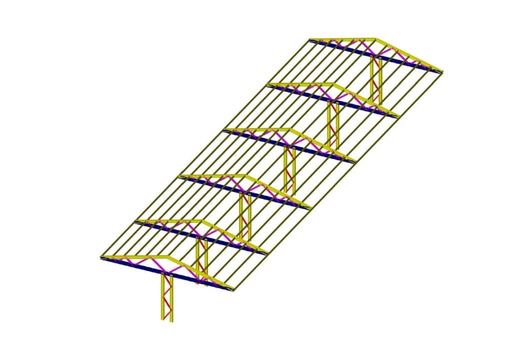 Izvedbeni projekt čelične nadstrešnice