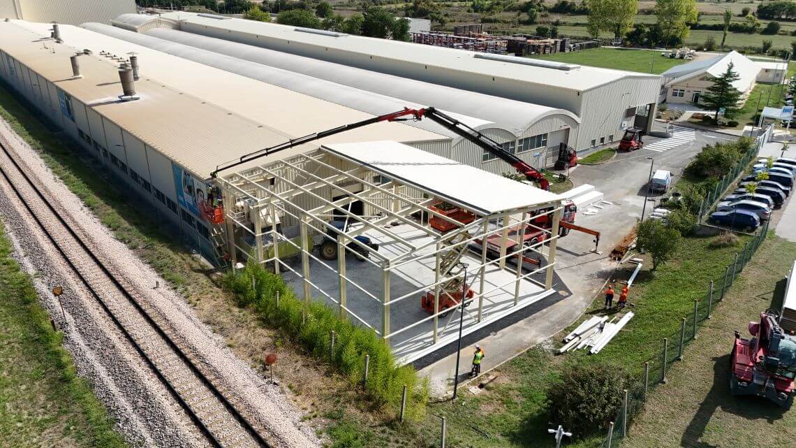 Stručni nadzor čelične hale poslovne namjene